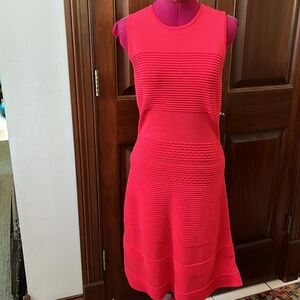 Antonio, Melani  dress Stretchable  Red Knit  Mixed Pattern/Texture  Size M  NWT
